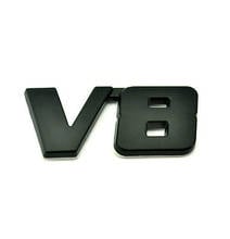 1x emblema de decalque de carro v6 v8, adesivo de carro com emblema 5.0, 6.2, estilo de carro 2024 - compre barato