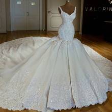 Big Ball Gown Long Wedding Dresses Sexy Zipper Back Bride Dresses for Wedding Vestidos De Novia Hot 2024 - buy cheap