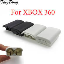 TingDong-Paquete de batería de 60 piezas, Kit de carcasa para Xbox 360, controlador inalámbrico, negro, blanco, con pegatina 2024 - compra barato