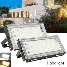 Waterproof Ip66 LED Flood Light 50W AC 220V Spotlight Outdoor Garden Lighting Led Reflector Cast light Floodlights 2024 - buy cheap
