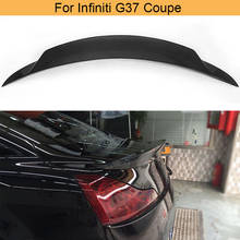 Carbon Fiber Car Rear Trunk Spoiler Wing for Infiniti G37 2 Door Coupe Journey 2009-2013 Car Rear Trunk Boot Lip Wing Spoiler 2024 - buy cheap