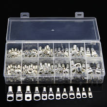 170PCS Assortment SC Bare Crimp Terminals lug Tinned Copper Lug Ring Wire Butt Connectors Electrical Cable Splice Terminals Kit 2024 - buy cheap