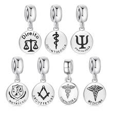 925 Sterling Silver Charms architecture Sign Charms pendants Fit Original  Charm Bracelet Jewelry making arquitetura 2024 - buy cheap