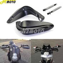 Motorcycle Matte Black 7/8" 22mm Handlebar Handguard for Dirt Bike Street Bike MX ATV Dual Road Suzuki SV650 Yamaha Honda Ducati 2024 - buy cheap