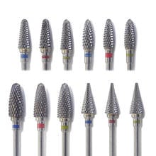 Tungsten electric manicure drill Nail Drill Bit Electric Nail Mills Cutter for Manicure Machine Nail Files Accessories 2024 - buy cheap