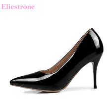 Brand New Sexy Black Apricot Women Office Formal Pumps High Heels Red Lady Bridal Dress Shoes KP054 Plus Big Small Size 43 48 30 2024 - buy cheap