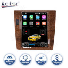AOTSR Tesla Screen Android 11 Car Radio For Volkswagen Phaeton GPS Navigation Multimedia DSP Player CarPlay 12.1 inch IPS Unit 2024 - buy cheap