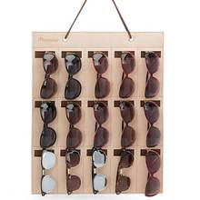 Caja de almacenamiento de gafas de sol, bolsa colgante de pared, joyería, multifuncional 2024 - compra barato