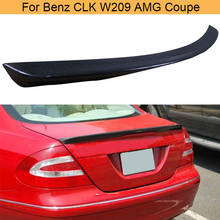 Car Rear Trunk Spoiler Wing For Mercedes Benz CLK Class W209 C209 AMG Coupe 2003-2009 Rear Trunk Boot Wing Spoiler Carbon Fiber 2024 - buy cheap