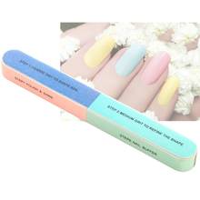 1Pcs Nail File Polished Nail Buffing Sanding File Polishing File Nails Art Tool Seven-Sided Pedicure Manicure Accessories 2024 - buy cheap