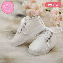 Shoes For Doll BJD White color PU Leather Fashion Mini Toy Boys Man Shoes 1/3 Doll for SDGR SD17 Doll Accessories 2024 - buy cheap