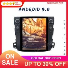 4+128 Android 9 For Mitsubishi Outlander 2006-2011 Tesla Style Car GPS Navigation Headunit Multimedia Player Radio Tape Recorder 2024 - buy cheap