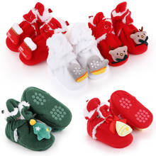 New Autumn Winter baby Warm Christmas First walkers infant boys girls shoes Toddler sneakers Soft sole Prewalkers Baby shoes 2024 - buy cheap