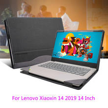 Caso Laptop Para Lenovo Xiaoxin 14 2019 Divisão Portátil PU LEATHER Capa Protetora Para 14 "Lenovo Xiaoxin 2019 Laptop manga Presente 2024 - compre barato