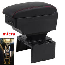 For new nissan micra Armrest box central Store content box with cup holder ashtray new micra k14 2024 - buy cheap