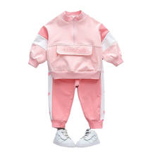 New Spring Autumn Baby Girls Clothes Suit Children Cotton Sport Jacket Pants 2 Piece Set Toddler Fashion Costume Kids Tracksuits 2024 - buy cheap