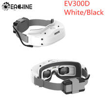 Eachine-óculos de proteção ev300d, fpv, 1280x960, 5.8g, 72 canais, compatível com a diversidade, comprimento focal dvr integrado, ajustável para drone 2024 - compre barato