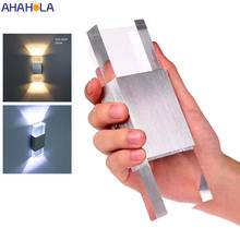 AC 110V 220V Aluminum Acrylic Modern Led Wall Light Indoor Wall Sconces Decorative Wall Lamps for Home Bed Room Living Room 2024 - buy cheap