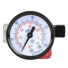 Air RegulatorTyre Pressure Meter BSP 1/4in Air Regulator Aluminium Alloy Pressure Gauge for Spray Gun Pneumatic Tool  2024 - buy cheap