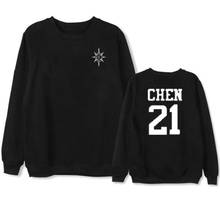 New arrival exo planet#5 concert same member name printing thin sweatshirt unisex kpop o neck pullover hoodies 2024 - buy cheap
