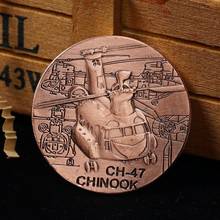 USA Army CH-47 CHINOOK Air Force Transport Helicopter Commemorative Coin Military Challenge Collectible Gifts 2024 - buy cheap