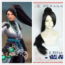 Game Valorant Sage Cosplay Wig Halloween Role Play Costume Party Hair 2024 - buy cheap