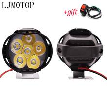 Hot Motorcycle Led Lamps Waterproof Fog Spot Headlight 10W With Switch For Yamaha WR250X WR450 wr 450 f SEROW 225 250 TTR125 2024 - buy cheap