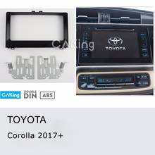 Car Fascia Radio Panel for Toyota Corolla 2017+ Dash Fitting Kit Install Mount Facia Plate Bezel Adapter Console Cover Trim 2024 - buy cheap