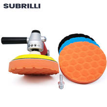 SUBRILLI 6" 7" Car Polishing Pads Kit Wax Buffing Foam Sponge Care Wash Hand Tool For Auto Polisher Machine With Drill Adapter 2024 - buy cheap