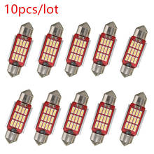 10x 36mm 39mm 42mm Led Dome Light 12LEDs 4014 SMD Canbus Interior Bulb C10W Festoon Error Free Doom Led Reading Lamp 2024 - buy cheap