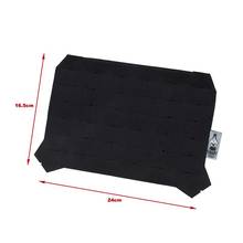 Black Detachable Molle Front Panel Pouch Black Detachable Accessory Equipment of Tactical Vest 2024 - buy cheap
