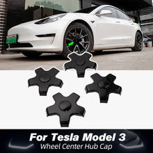 VXVB New For 2021 Tesla Model 3 Accessories Wheel Version Wheel Cap Kit Model3 Wheel Hub Cover Kit Model Three accessory 2020 2024 - buy cheap