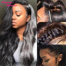 Siyun Show Brazilian Body Wave Lace Front Wig 30 inch 360 Lace Frontal Wig Pre Plucked 13x4 Lace Front Human Hair Wigs For Women 2024 - buy cheap