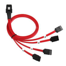 Breakout Cable Hard Drive Splitter Cable Internal Mini SAS SFF-8087 36Pin Male to 4Pin SATA 7P Female Breakout Cable Red 2024 - buy cheap