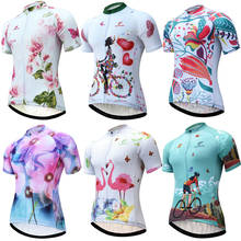 Women Cycling Jersey 2020 Short Sleeve Breathable MTB Bike Jersey Quick-Dry maillot ciclismo Wholesales Cycling Clothing Shirt 2024 - buy cheap