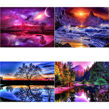 DIY 5D Diamond Painting Aurora Diamond Embroidery Landscape Cartoon Cross Stitch Rhinestones Full Round/Square Drill Home Decor 2024 - buy cheap