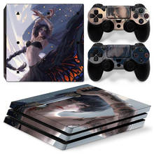 Video Game Player Used protective skin sticker for PS4 pro console