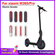 Para xiaomi mi m365/pro scooter elétrico peças personalizadas capa de proteção quadro da roda traseira dianteira reflexiva adesivo para xiaomi 2024 - compre barato