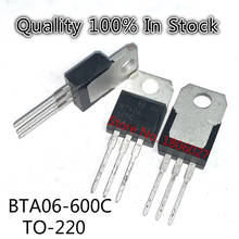 10pcs/lot   BTA06-600C  Triac Triac BTA06 6A 600V TO-220 2024 - buy cheap