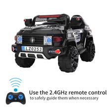 2.4G Remote Control Electric Car Off-Road Police Car Double Drive 35W*2 Battery 12V7AH*1 Kids Ride On Car Toys 2024 - buy cheap