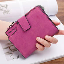 New Japan Korea Women Short Wallet Female Zipper Small Simple Ms Female Card Holder Frosted Student Small Coin Purse Bag 2024 - buy cheap