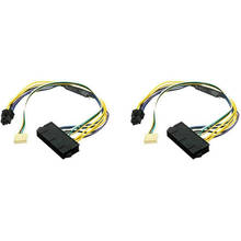 Cable adaptador de corriente PSU ATX principal de 12 pulgadas, 24 pines a 6 pines, 18awg, repuesto para HP Z240/para HP EliteDesk 80 2024 - compra barato