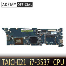 Placa base Akem para TAICHI21A Taichi21 I7 3537 placa base para portátil Placa de sistema Taichi21A tarjeta principal tarjeta lógica probada ok 2024 - compra barato