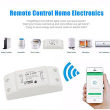 Interruptor remoto inteligente sem fio com wi-fi diy, controle de iluminação, módulo funciona com alexa, google home 2024 - compre barato