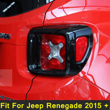 Lapeto luzes traseiras para carro e porta-malas, luzes traseiras, cobertura do quadro, ideal para jeep renegade 2015, 2016, 2017, 2018, abs 2024 - compre barato