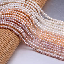 Natural Freshwater Pearl Loose Beads 36 Cm For Elegant Women Bracelet Earring Necklace Sewing Craft Jewelry Accessory 2024 - buy cheap