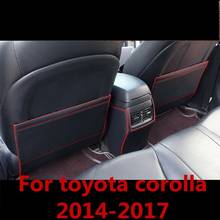 For toyota corolla 2014-2017 Car-Styling Protector Side Edge Protected Anti-kick Door Mats Cover case Interior Auto Accessories 2024 - buy cheap