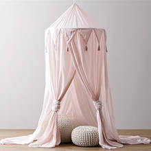 Baby Canopy Bed Curtains Children Mosquito Net Tent Hung Dome Girls Princess Pink Play House Baby Crib Netting Kids Room Decor 2024 - buy cheap