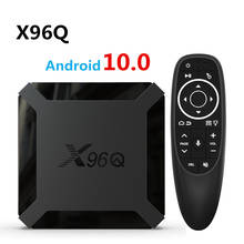X96Q Смарт ТВ коробка Android 10,0 Allwinner H313 4 ядра, 2 Гб оперативной памяти, 16 Гб встроенной памяти, 2,4 ГГц Wi-Fi, медиа-4K 3D Youtube Декодер каналов кабельного телевидения 2024 - купить недорого