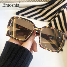 2021 винтажные Квадратные Солнцезащитные очки большого размера для женщин и мужчин Роскошные брендовые дизайнерские высококачественные модные очки с прозрачными линзами UV400 подарок 2024 - купить недорого